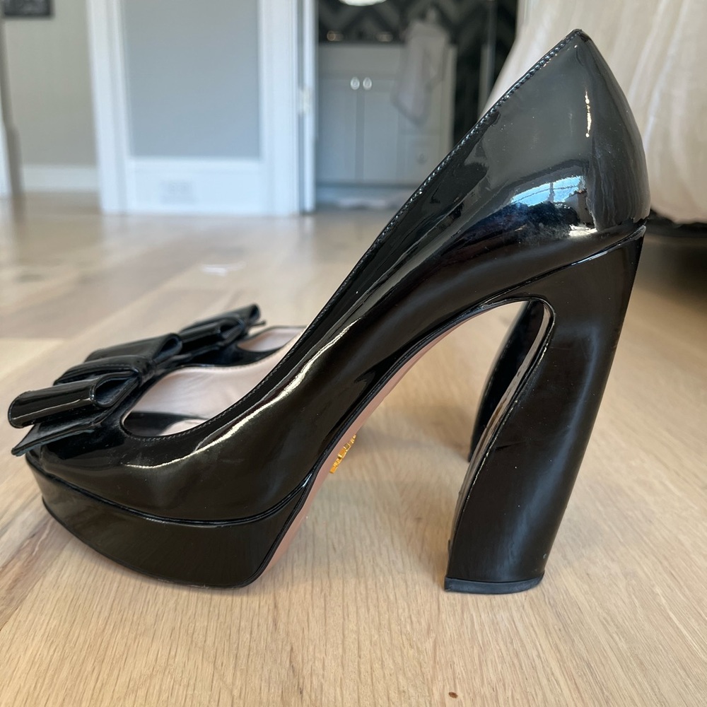 Prada Platform Patent Leather